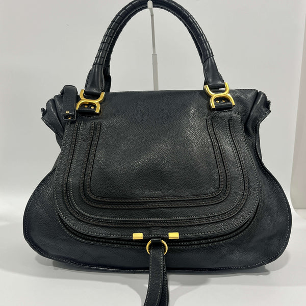 Marcie Hobo Leather Bag / Large
