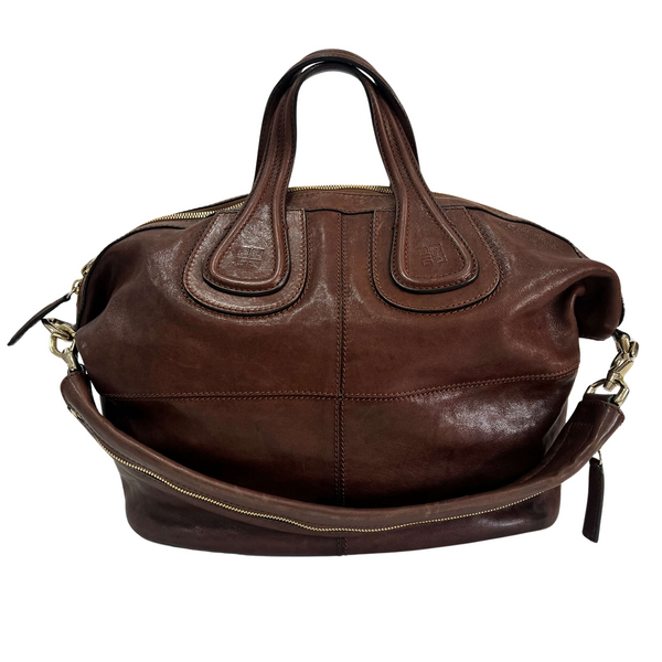 Givenchy Nightingale Satchel Leather Medium / Brown